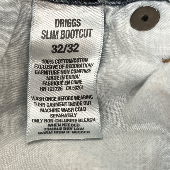 Aeropostale Mens Size 32/32 Driggs Slim Bootcut Jeans Blue Retro Straight Denim - Picture 11 of 16